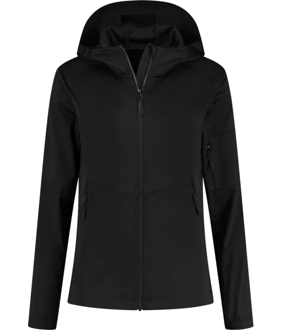 Dames Softshell Jas Santino SEATTLE Zwart