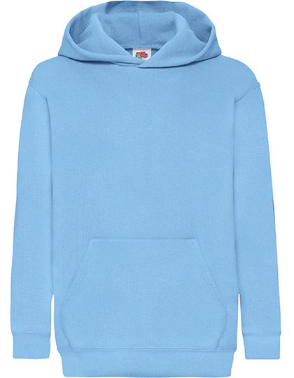 Kinder Hoodie Fruit of the Loom 62-043-0 Sky Blue