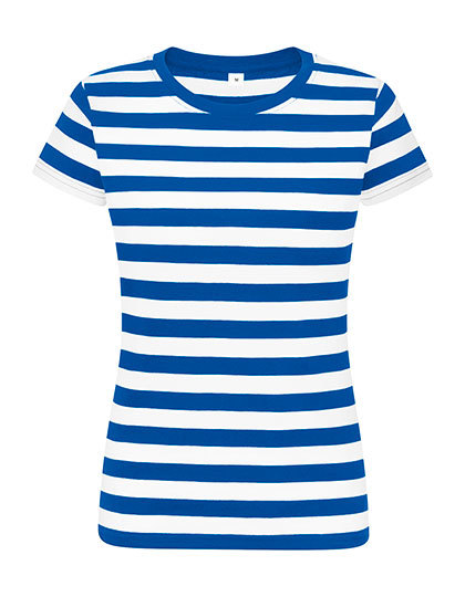 T-shirt dames Mantis Stripy T M110S - Classic Blue / White