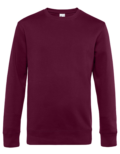 Heren Sweater B&C KING WU01K Dark Cherry
