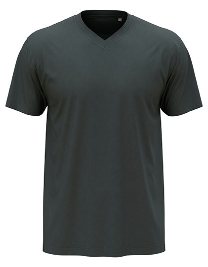 Heren T-shirt V Hals Stedman Classic-T ST2300 - Slate Grey
