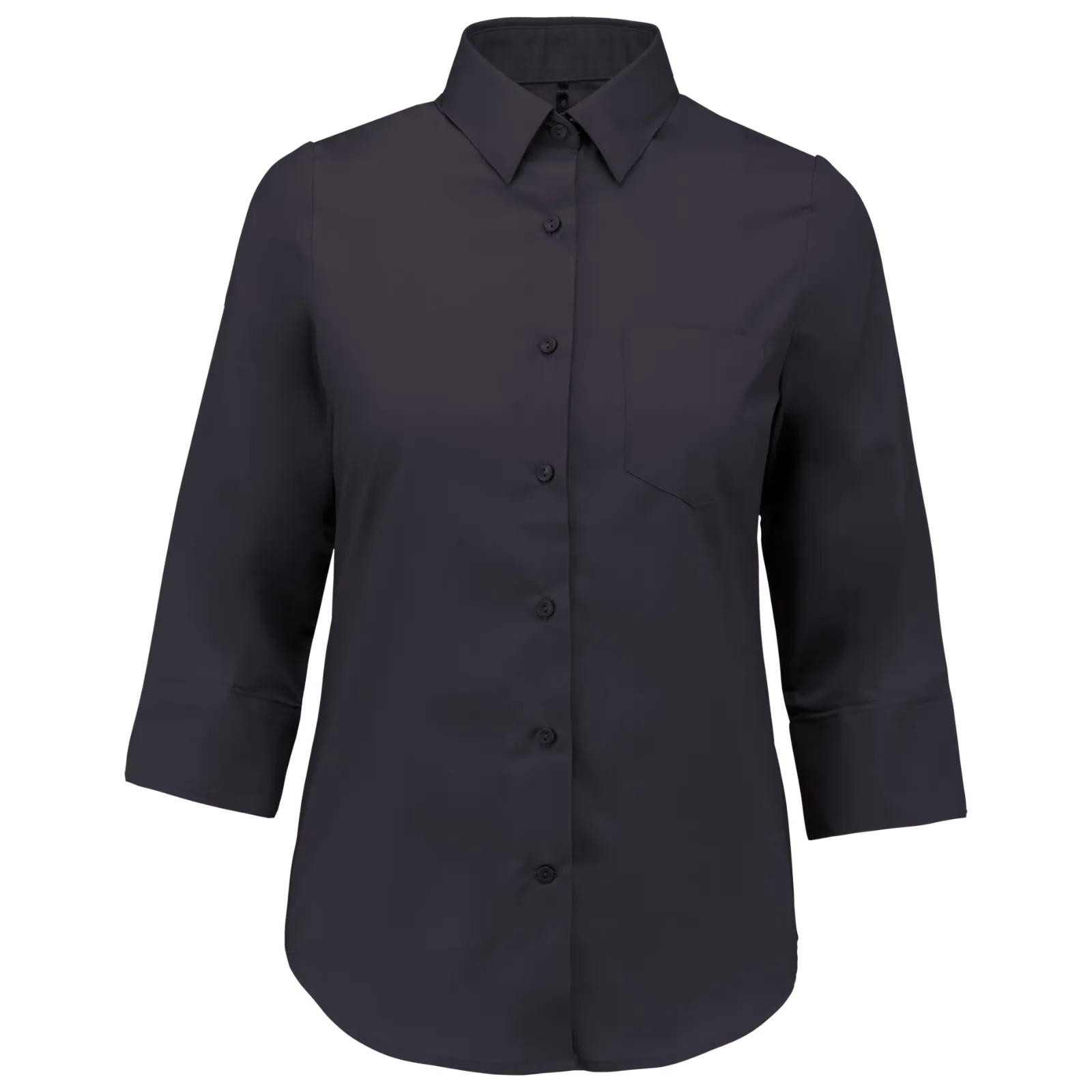 Dames Blouse 3/4 mouw Kariban K558 in Dames Blouse 3-4 mouw Kariban K558 ZINC