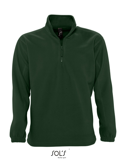 Heren Fleece Sweater Sol's Ness 56000 Fir Green