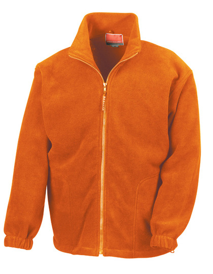 Heren Fleece Vest Result R036X oranje