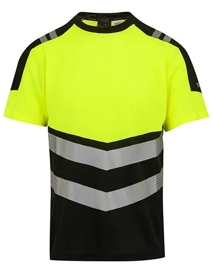 Veiligheid T-shirt Regatta High Visibility Class 1 TRS280 in Veiligheid T-shirt Regatta High Visibility Class 1 TRS280 Zwart-Yellow