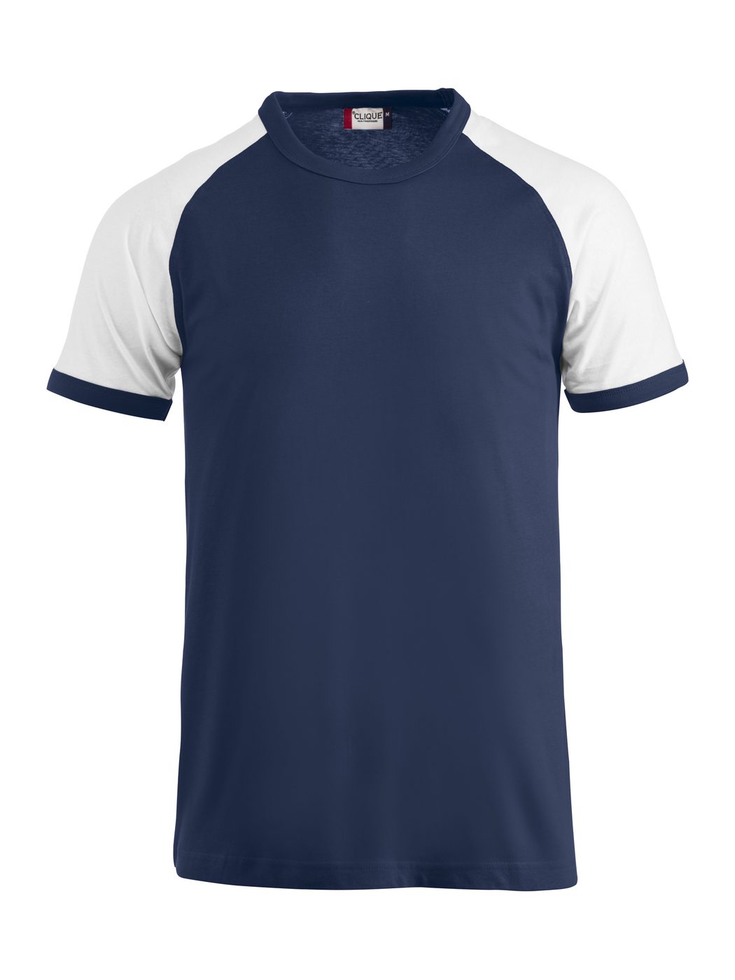 Heren T-shirt Clique Raglan-T 029326 - Navy-White