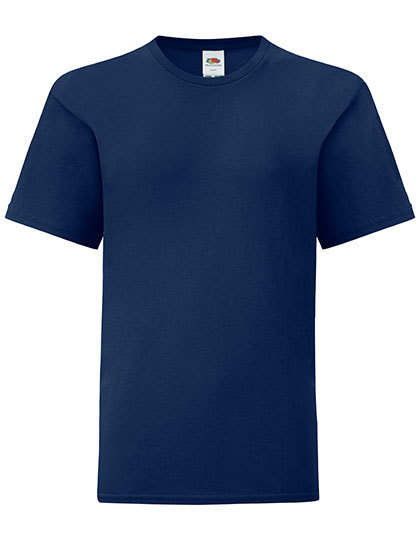 Kinder T-shirt Fruit of the Loom 61-023-0 Iconic - Navy