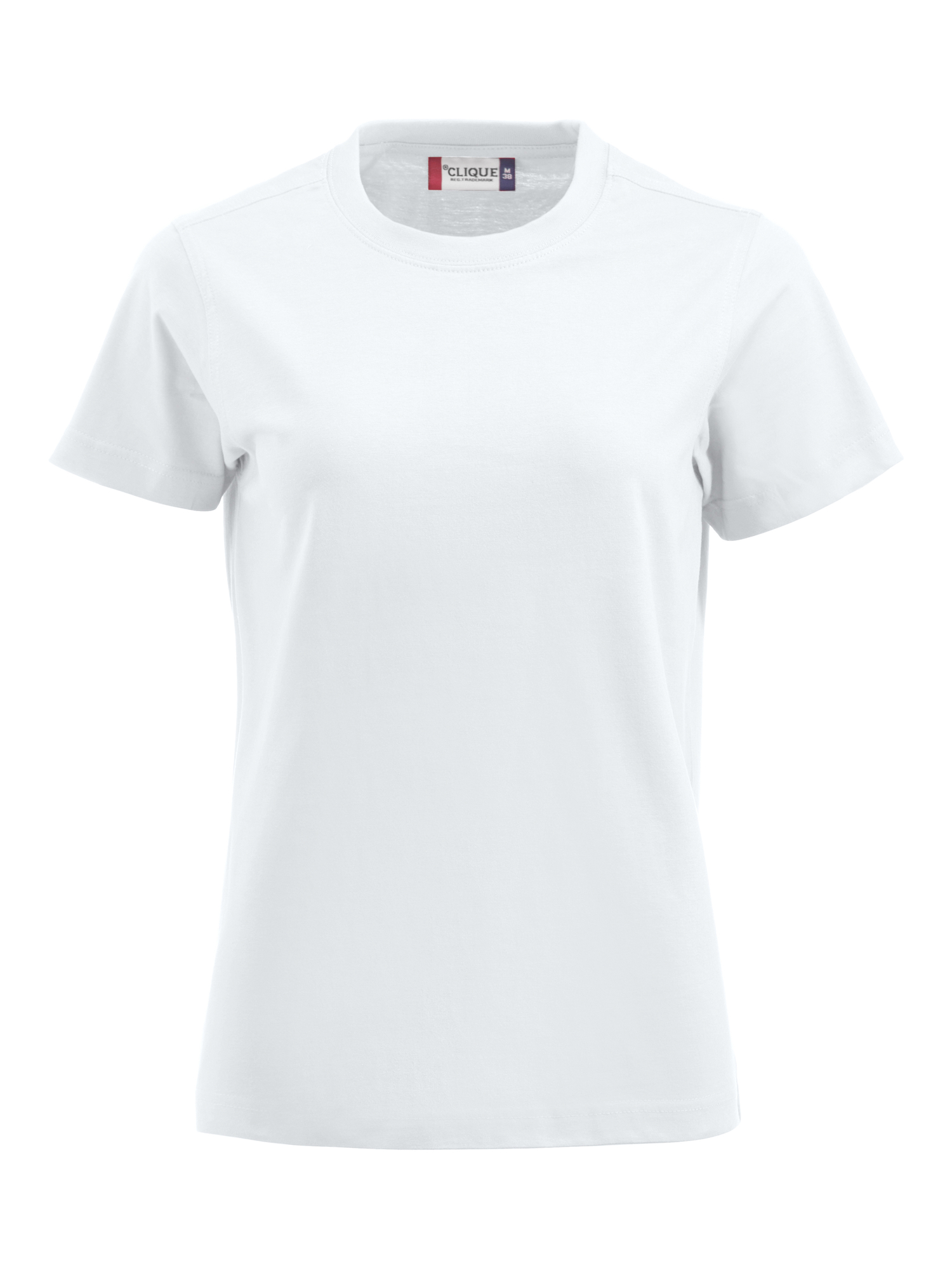Dames T-shirt Clique Premium-T 029341 - Wit
