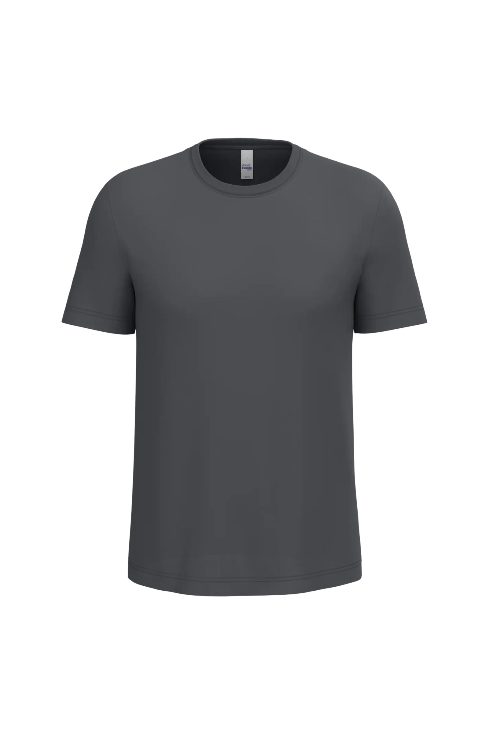 Goedkope heren T-shirt iDeal Basic Brand IB310 in Goedkope heren T-shirt iDeal Basic Brand IB310 - Ideal Dark grey