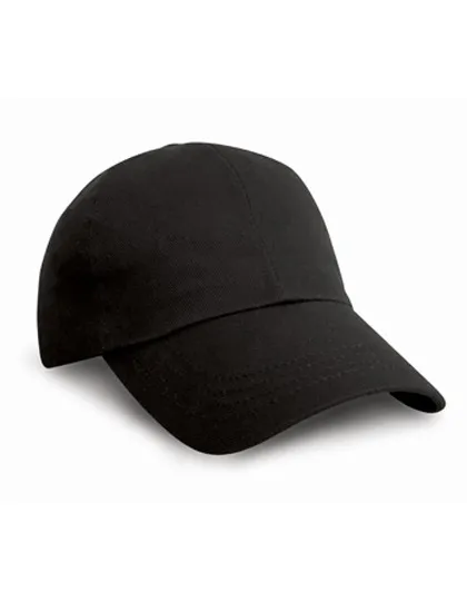 Cap Heavy Cotton Drill RC010X in Cap Heavy Cotton Drill RC010X - Black