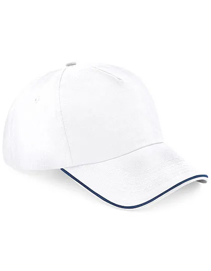 Cap 5 Panel Beechfield B25c in Cap 5 Panel Beechfield B25c - White/French Navy
