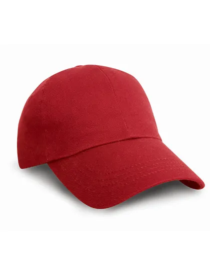 Cap Heavy Cotton Drill RC010X in Cap Heavy Cotton Drill RC010X - Red