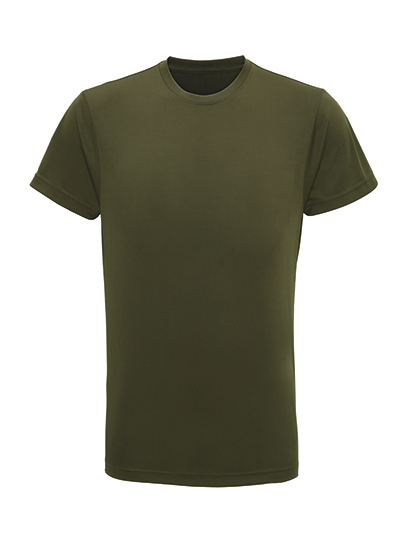 Heren Sportshirt TriDri Hexoflage performance TR010 Olive