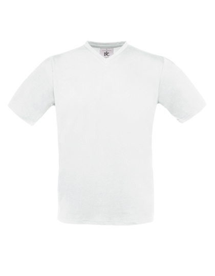 T-shirts V hals B&C exact TU006 - White