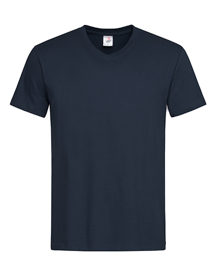 Heren T-shirt V Hals Stedman Classic-T ST2300 - Blue Midnight