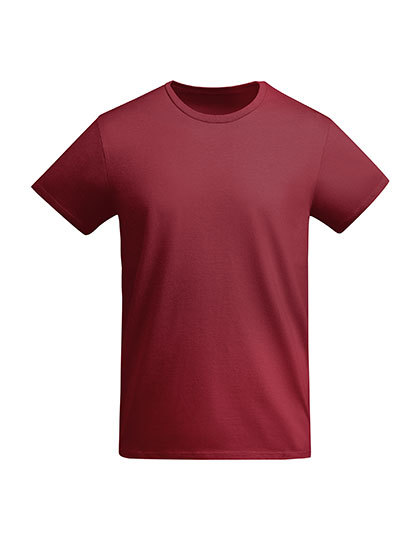 Heren T-shirt Eco Roly Breda CA6698 - Garnet Red