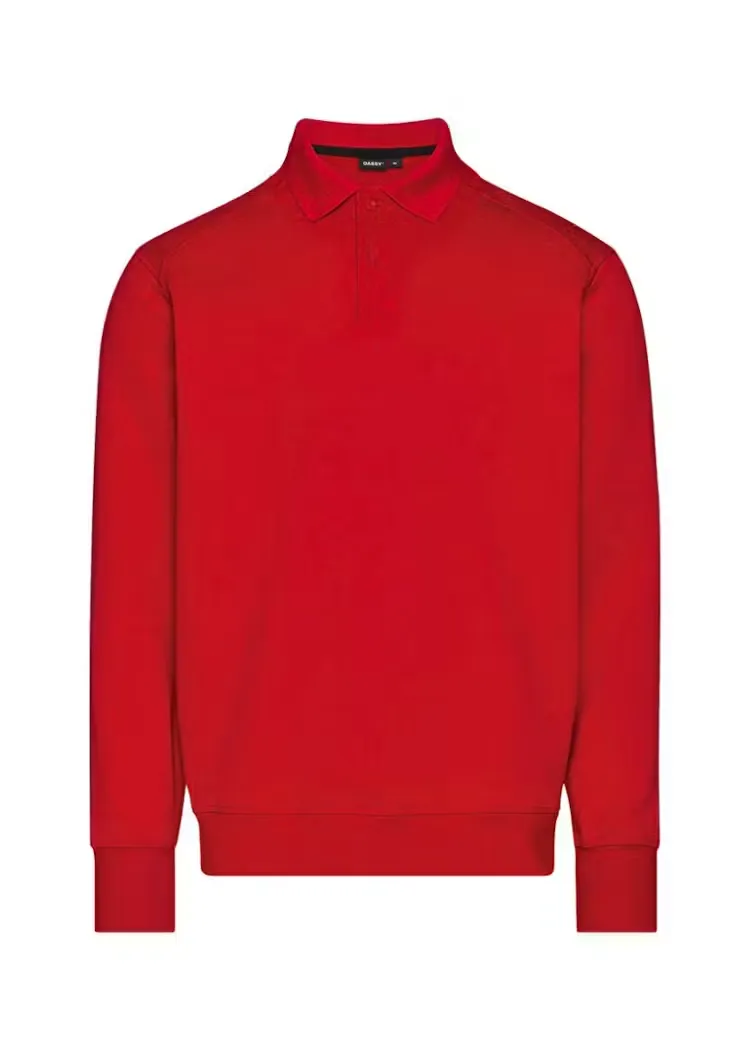 DASSY Polo Sweater LUCID 550002 in DASSY Polo Sweater LUCID 550002 ROOD