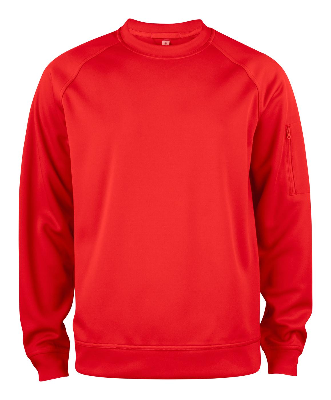 Heren Sweater Clique Basic Rood
