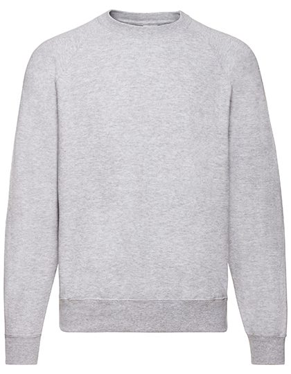 Sweater Raglan Fruit of the Loom 62-216-0 heather grey
