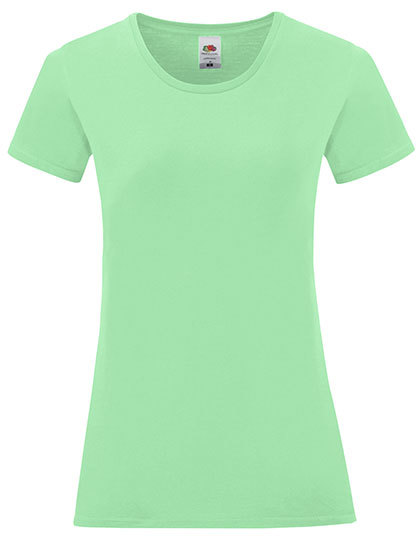 Dames T-shirt Iconic Fruit of the Loom 61-432-0 - Neo Mint
