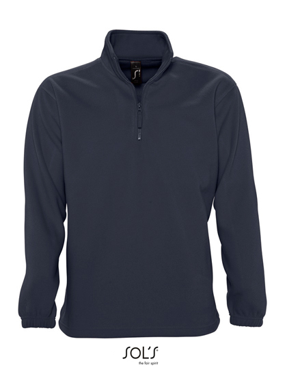 Heren Fleece Sweater Sol's Ness 56000 navy