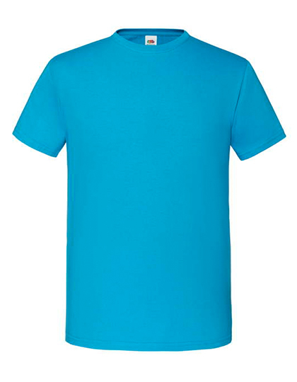 Heren T-shirt Fruit of the loom 61-430-0 - Azure Blue