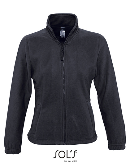 Dames Fleece Vest Sols North 54500 Charcoal Grey