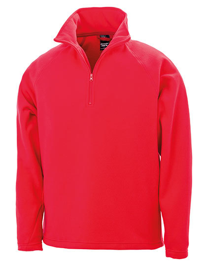 Heren Fleece Sweater Result R112X Rood