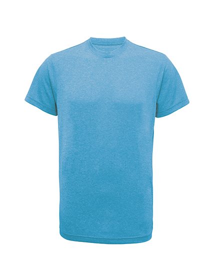 Heren Sportshirt TriDri Hexoflage performance TR010 Turquoise Melange