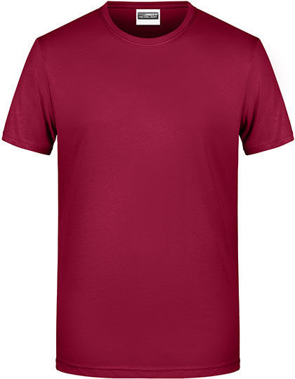 Heren T-shirt Daiber Basic-T 8008 - Wine