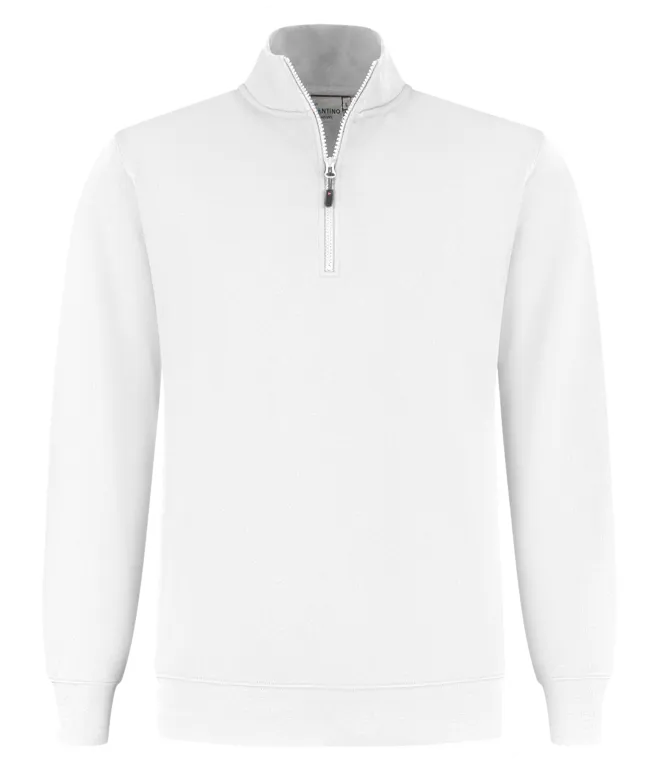 Heren Sweater Santino LUX in Heren Sweater Santino LUX Wit