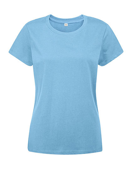 Dames T-shirt Organisch Mantis M02 - Sky Blue