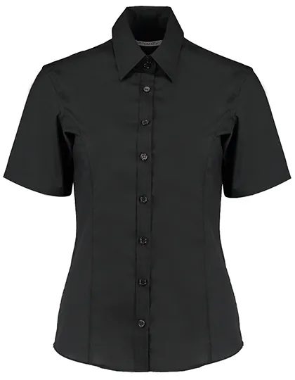 Dames Blouse Kustom Kit Fit Business KK742F in Dames Blouse Kustom Kit Fit Business KK742F Zwart