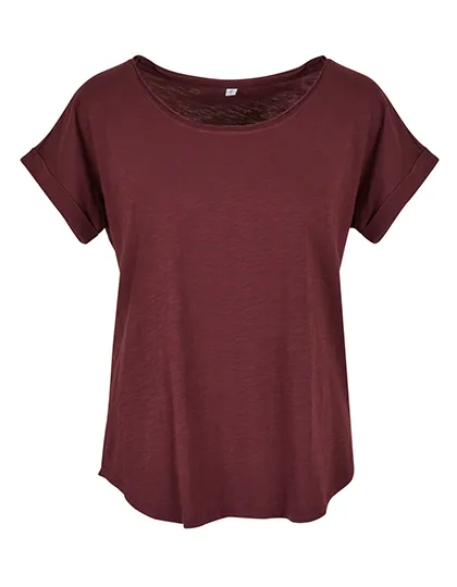 Dames T-shirt Build Your Brand BY036 in cherry