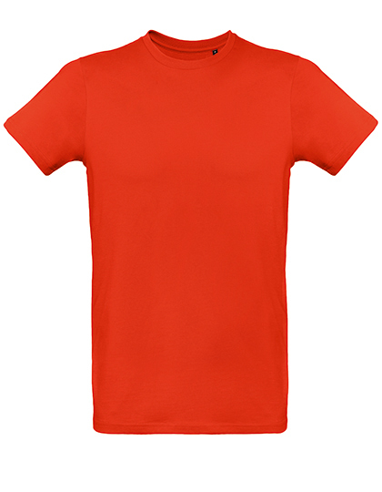 Heren T-shirt B&C Inspire Plus TM048 - Fire Red
