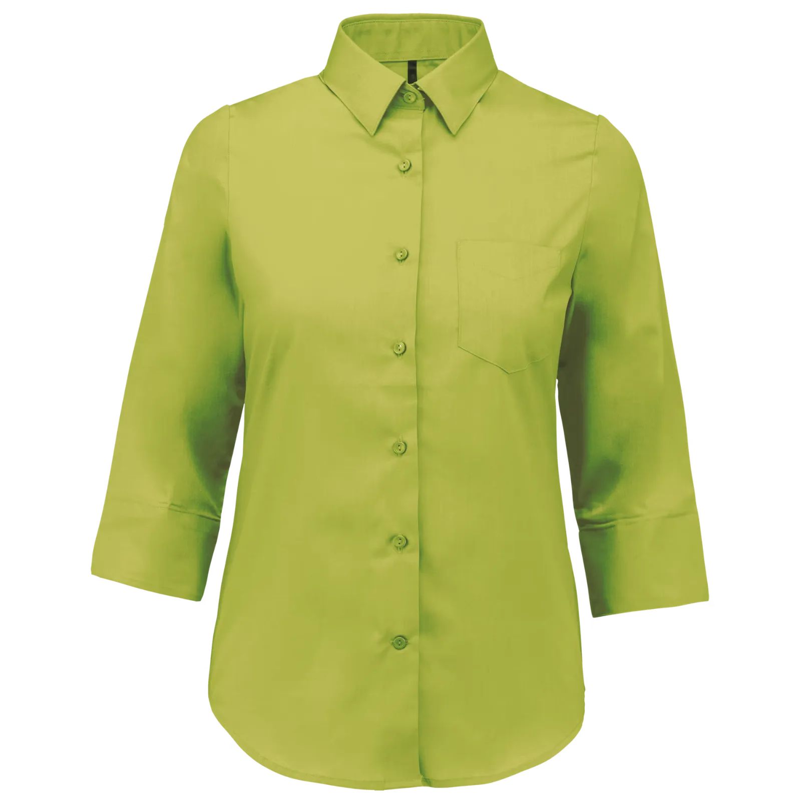 Dames Blouse 3/4 mouw Kariban K558 in Dames Blouse 3-4 mouw Kariban K558 BURNT LIME