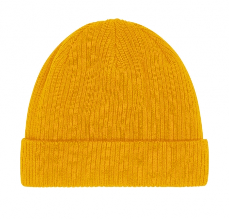 Muts Biologisch Cotton Beanie Beechfield B50 Mustard