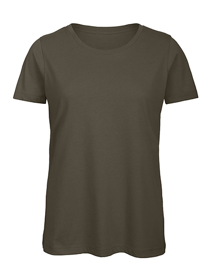Dames T-shirt Biologisch B&C Inspire TW043 - Khaki