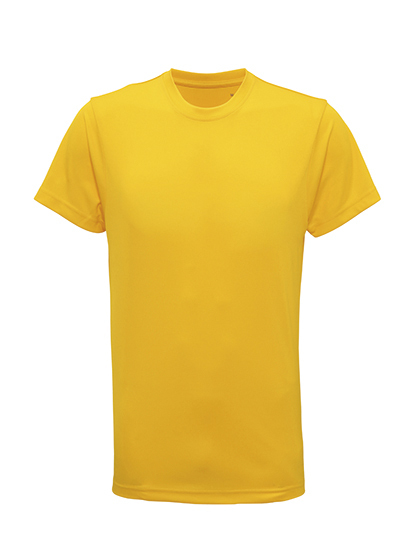 Heren Sportshirt TriDri Hexoflage performance TR010 Sun Yellow