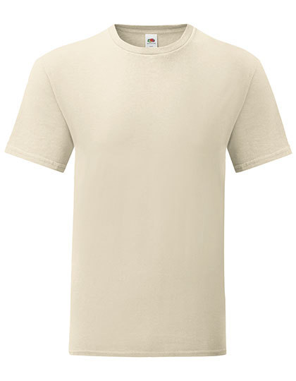 Heren T-shirt Fruit of the loom 61-430-0 - Natural