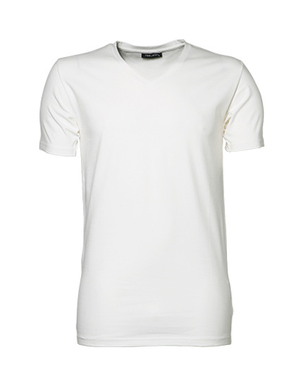 Heren T-shirt V Hals Tee Jays 401 - White