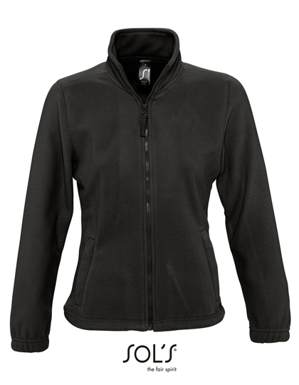 Dames Fleece Vest Sols North 54500 Zwart