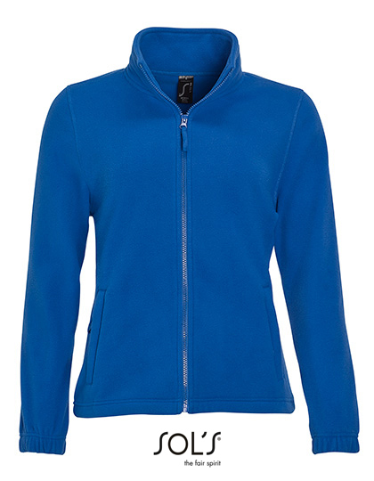 Dames Fleece Vest Sols North 54500 Royal Blue