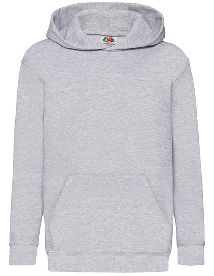 Kinder Hooded sweaters Fruit of the Loom 62-034-0 heather grey