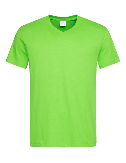 Heren T-shirt V Hals Stedman Classic-T ST2300 - Kiwi Green