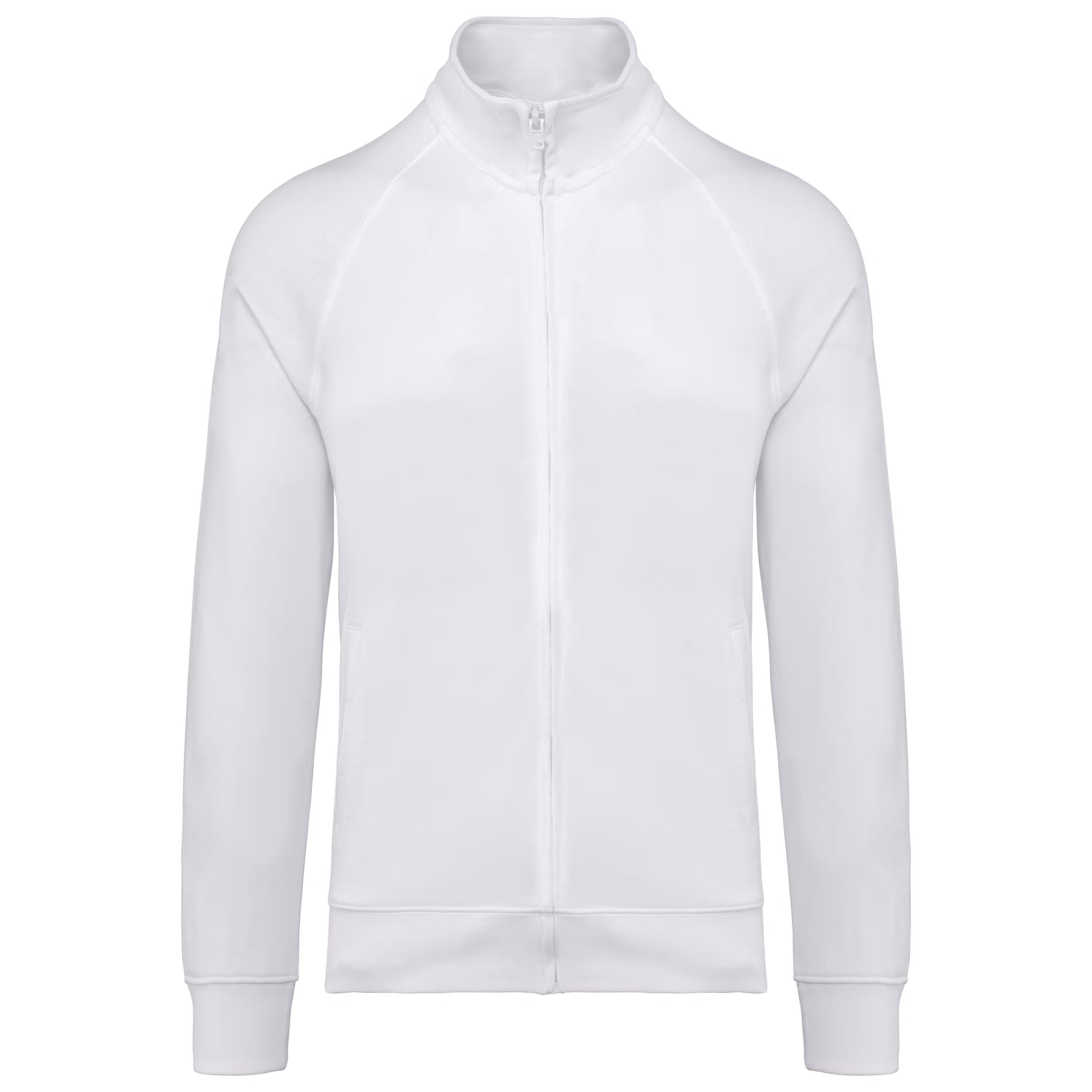 Werktrui WK406 met raglan mouwen wit