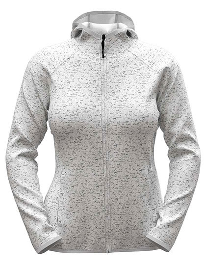 Dames Fleece Vest met Capuchon ST5560 Light Grey heather