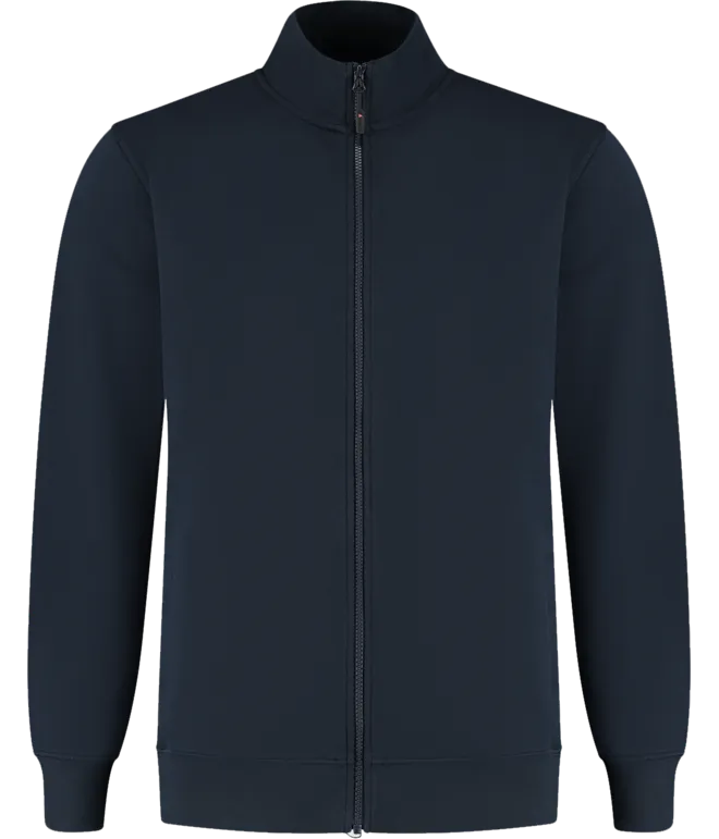 Heren Sweatjack Santino LUIS in Heren Sweatjack Santino LUIS Dark Navy