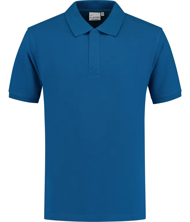 Heren Polo Santino Lisbon in Heren Polo Santino Lisbon Cobalt Blauw
