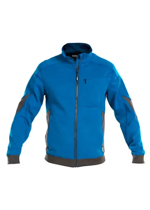 DASSY Sweater VELOX 300450 in DASSY Sweater VELOX 300450 AZUUR BLAUW-ANTRACIET GRIJS